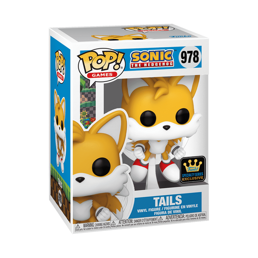 Funko Pop! Games: Sonic The Hedgehog: Tails (Specialty Series Exclusive) (Box Imperfection)