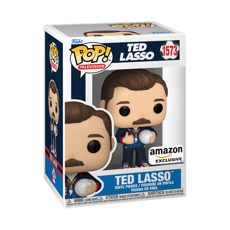 Funko Pop! Television: Ted Lasso: Ted Lasso With Ball (Amazon Exclusive)