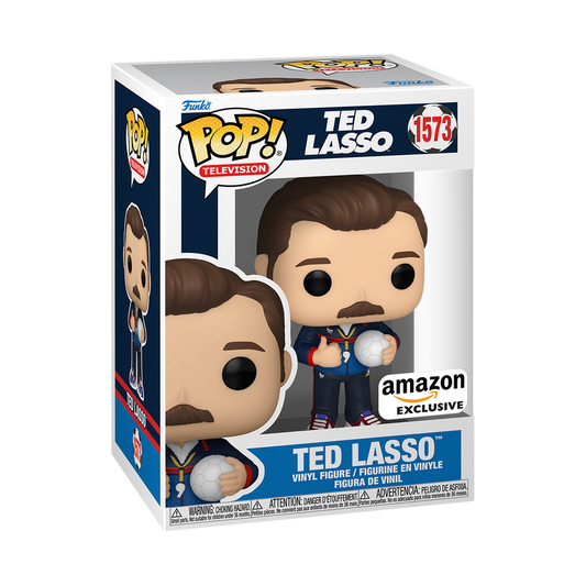 Funko Pop! Television: Ted Lasso: Ted Lasso With Ball (Amazon Exclusive)