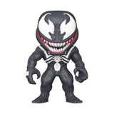 Funko Pop! Marvel Rivals Venom figure featuring detailed black and white symbiote costume, collectible Marvel character toy.