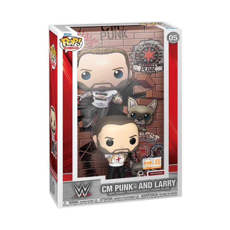 Funko Pop! WWE Covers: CM Punk and Larry (LE 750) (Funko Grail Edition)