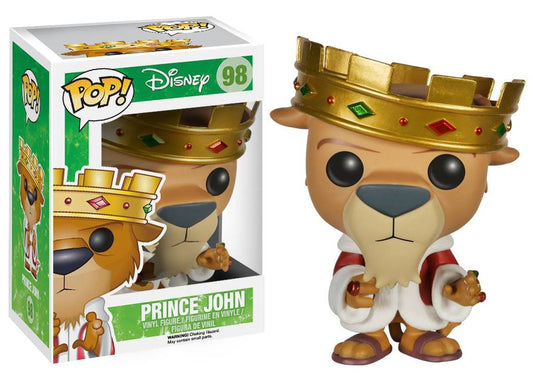 Funko Pop! Disney: Robin Hood: Prince John (In Red Robe With Gold Crown)