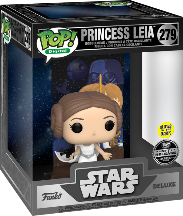 Funko Pop! Digital: Star Wars: Princess Leia (LE 3,300) (Funko Royalty Edition)