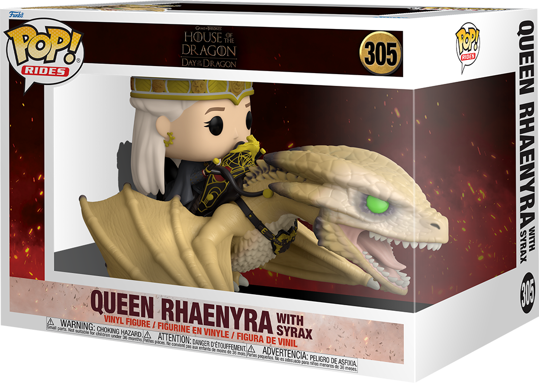 Funko Pop! Rides: Game of Thrones: House of the Dragon: Queen Rhaenyra with Syrax