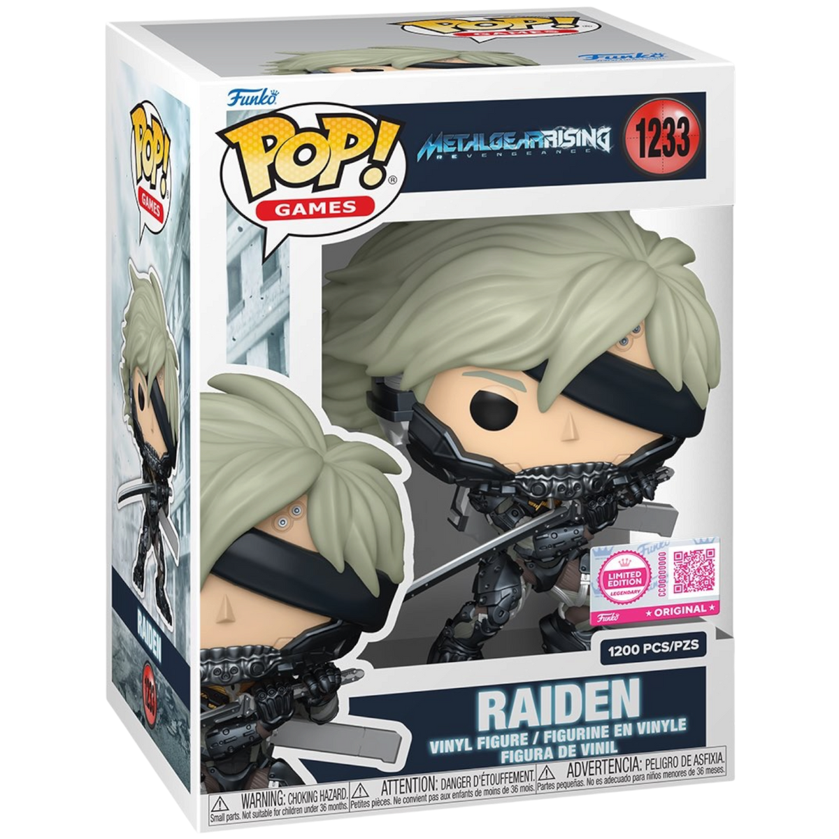 Funko Pop! Games: Metal Gear Rising: Raiden (LE 1,200) (Funko Legendary Edition)