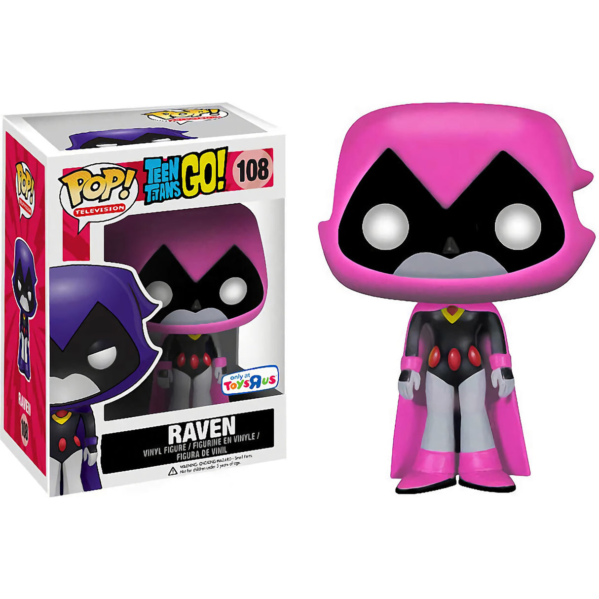 Funko Pop! Television: Teen Titans GO!: Raven (Pink) (Toys R Us Exclusive)