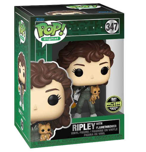 Funko Pop! Digital: Alien: Riley with Flamethrower (NFT Legendary Release) (LE 2200)