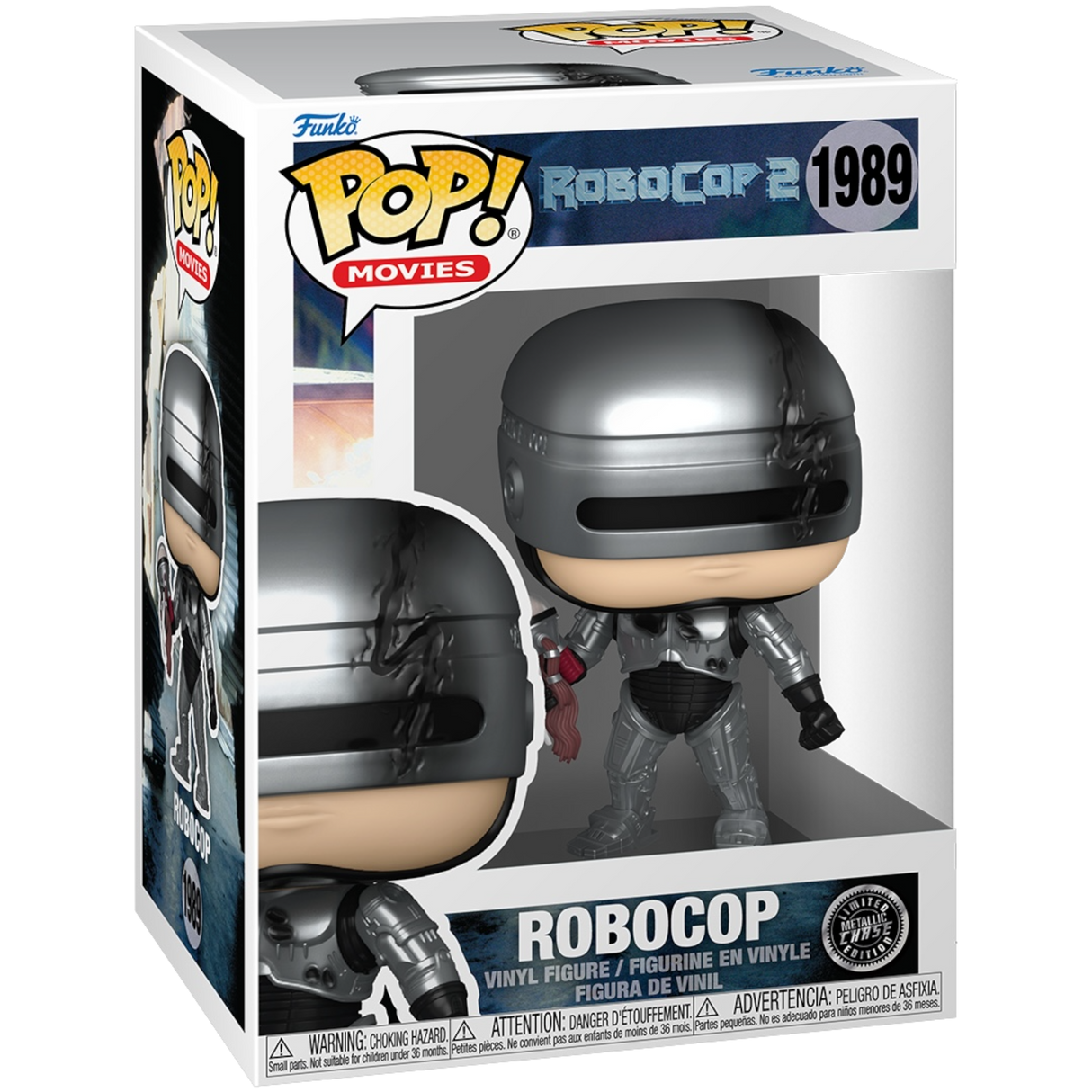 Funko Pop! Movies: Robocop 2: Robocop (Metallic) (Chase))