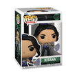 Funko Pop! figure of Kitana from Mortal Kombat II, featuring her iconic costume and pose, by Shak's Pop Shop.