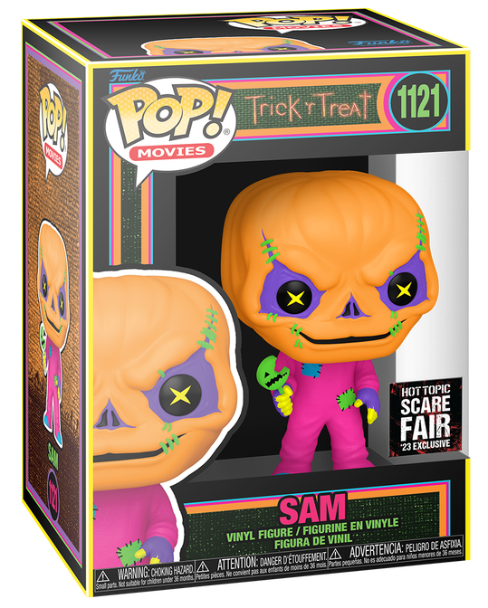 Funko Pop! Movies: Trick R TreatL Sam (Blacklight) (2023 Hot Topic Scare Fair Exclusive)