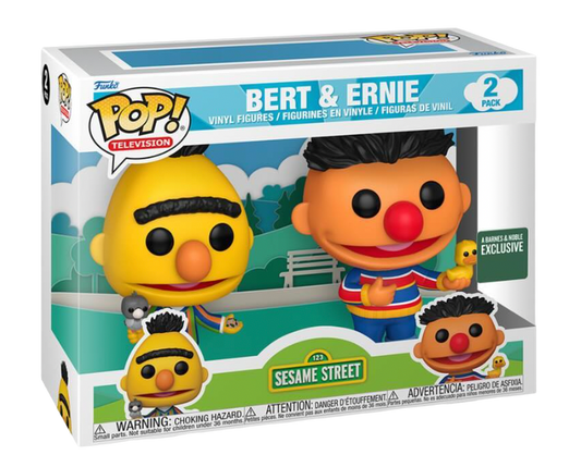 Funko Pop! Television: Sesame Street: Bert & Ernie (2 Pack) Barnes & Noble Exclusive (Box Imperfection)