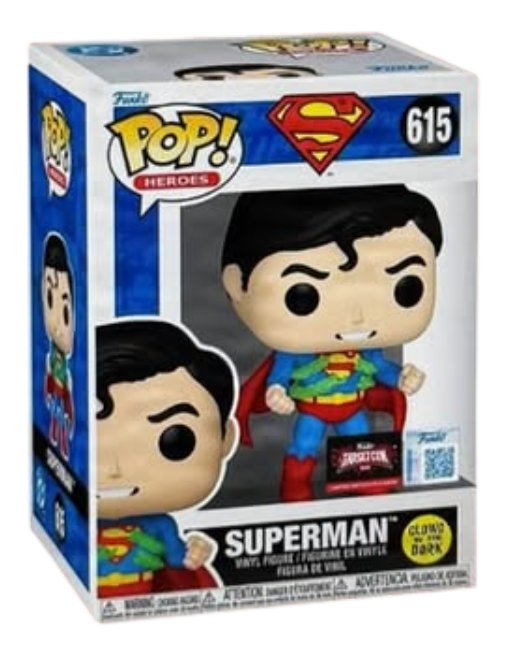 Funko Pop! Heroes: DC Comics: Superman (Glow) (TargetCon 2026 Exclusive)