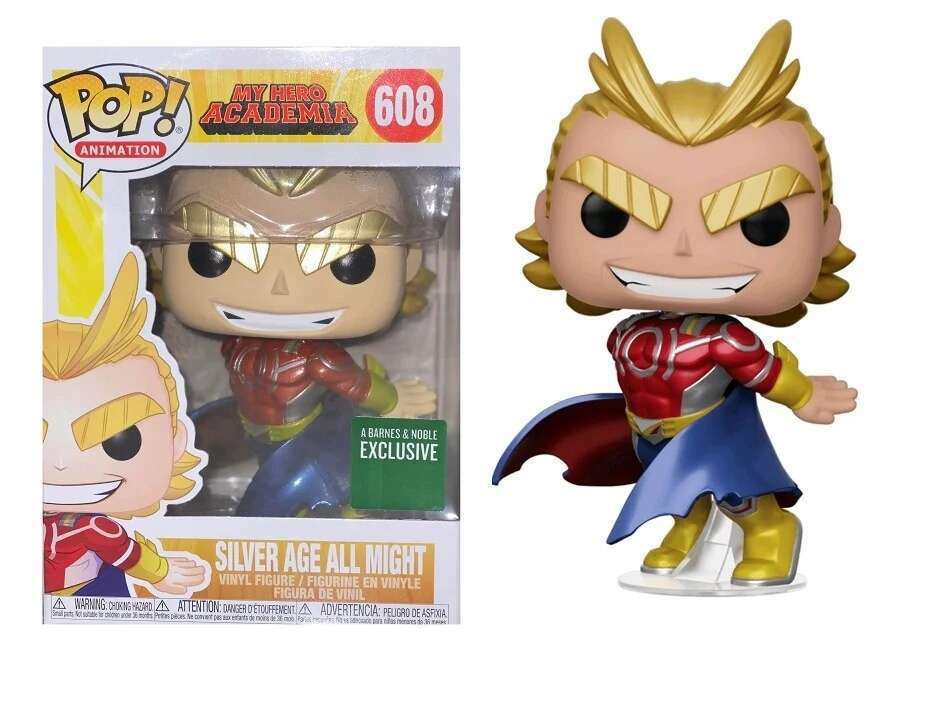 Funko Pop! Animation: My Hero Academia: Silver Age All Might (Metallic) (Barnes and Noble)