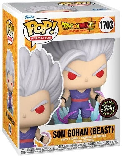 Funko Pop! Animation: Dragon Ball Super Super Hero: Son Gohan (Beast) (Chase)