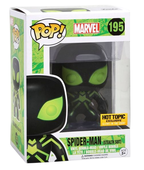 Funko Pop! Marvel: Spider-Man (Stealth Suit) (Hot Topic Exclusive)