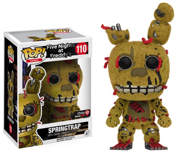 Funko Pop! Games: Five Nights At Freddys: Springtrap (Flocked) (GameStop Exclusive)