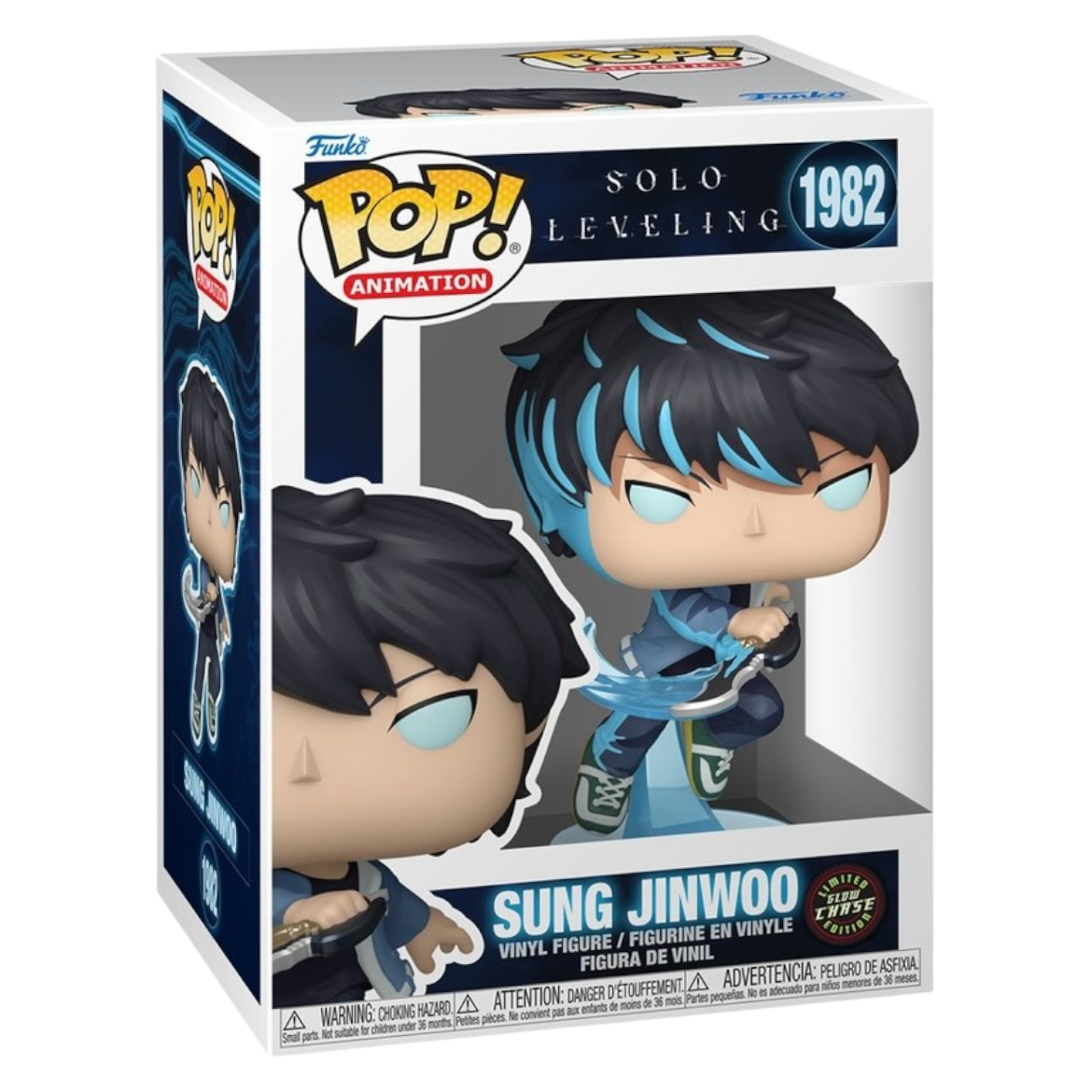 Funko Pop! Animation: Solo Leveling: Sung Jinwoo (Chase) (Box Imperfection)
