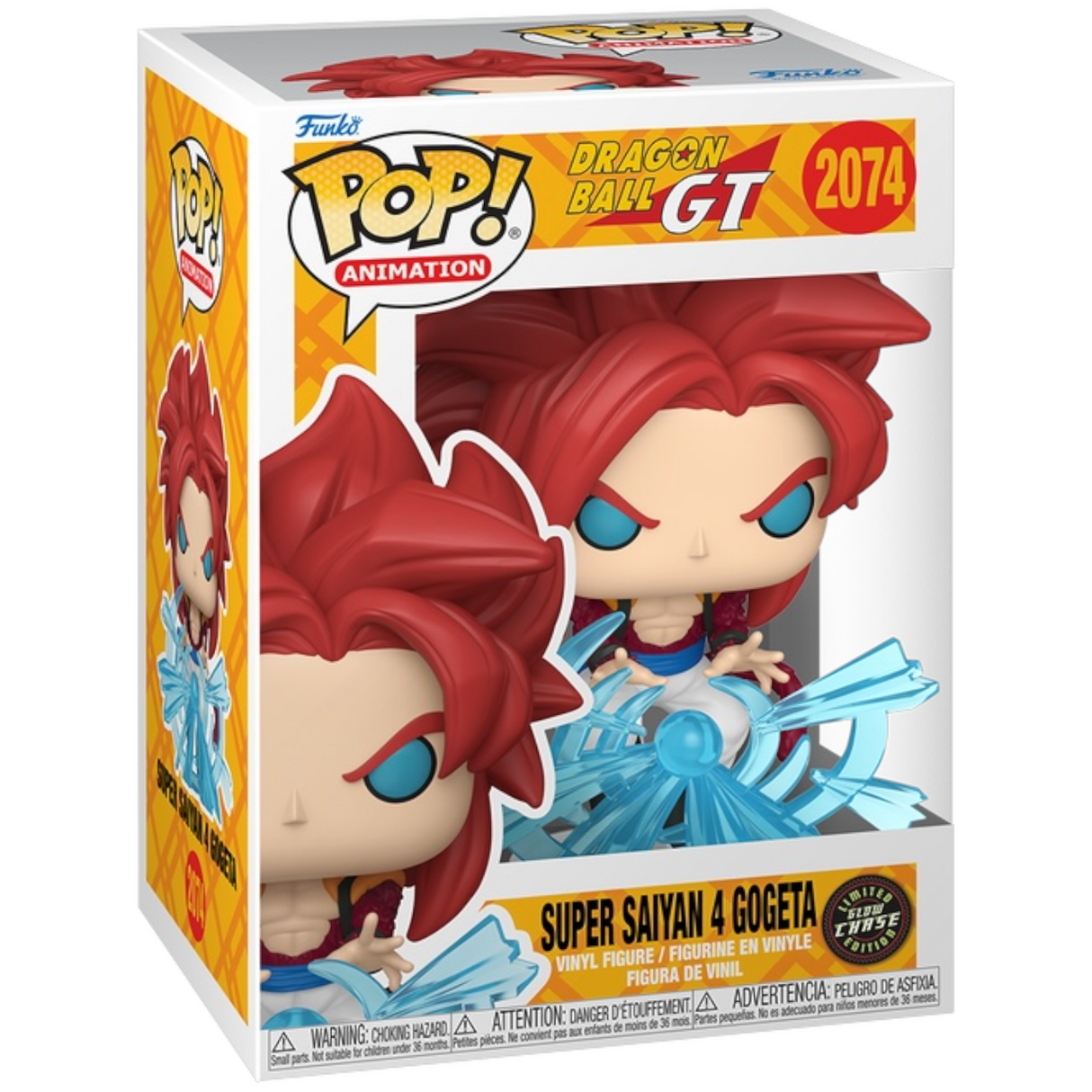 Funko Pop! Animation: Dragon Ball GT: Super Saiyan 4 Gogeta (Chase) (Box Imperfection)