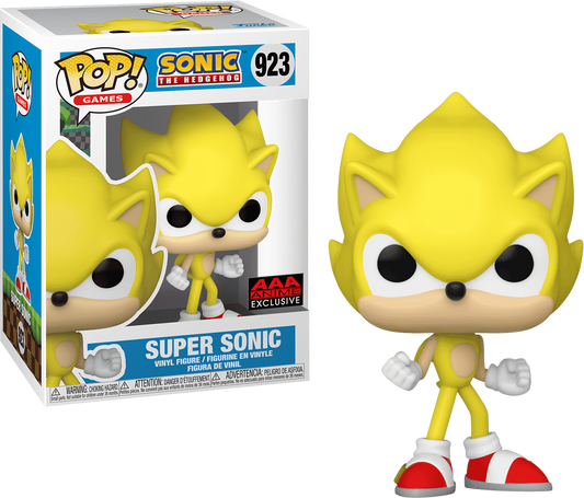 Funko Pop! Games: Sonic The Hedgehog: Super Sonic (AAA Exclusive) (Box Imperfection)