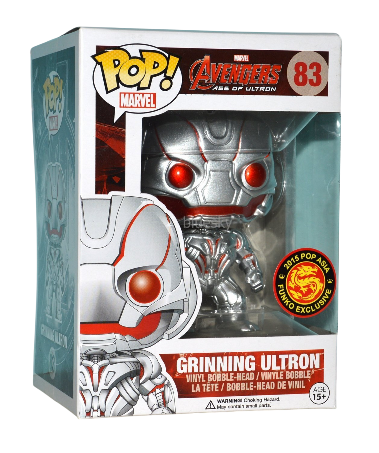 Funko Pop! Marvel: Age Of Ultron: Grinning Ultron (Pop Asia Exclusive)