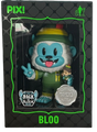 Collectible Pix: Bloo as Buddy the Elf from ThrillJoy, 2026 Block Party Exclusive, featuring detailed elf costume and vibrant colors.