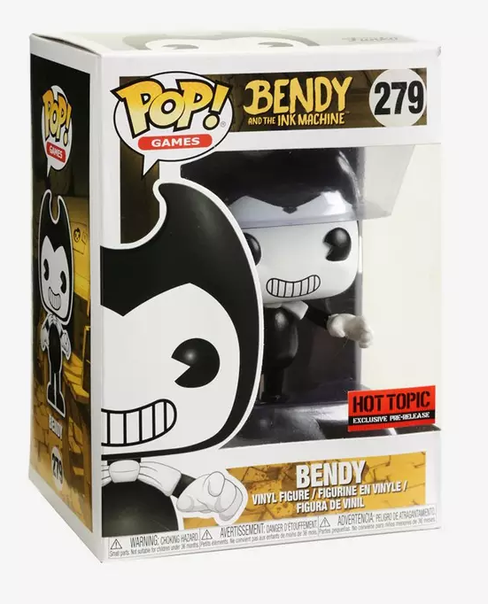 Funko Pop! Games: Bendy and the Ink Machine: Bendy (Hot Topic Pre-Release)