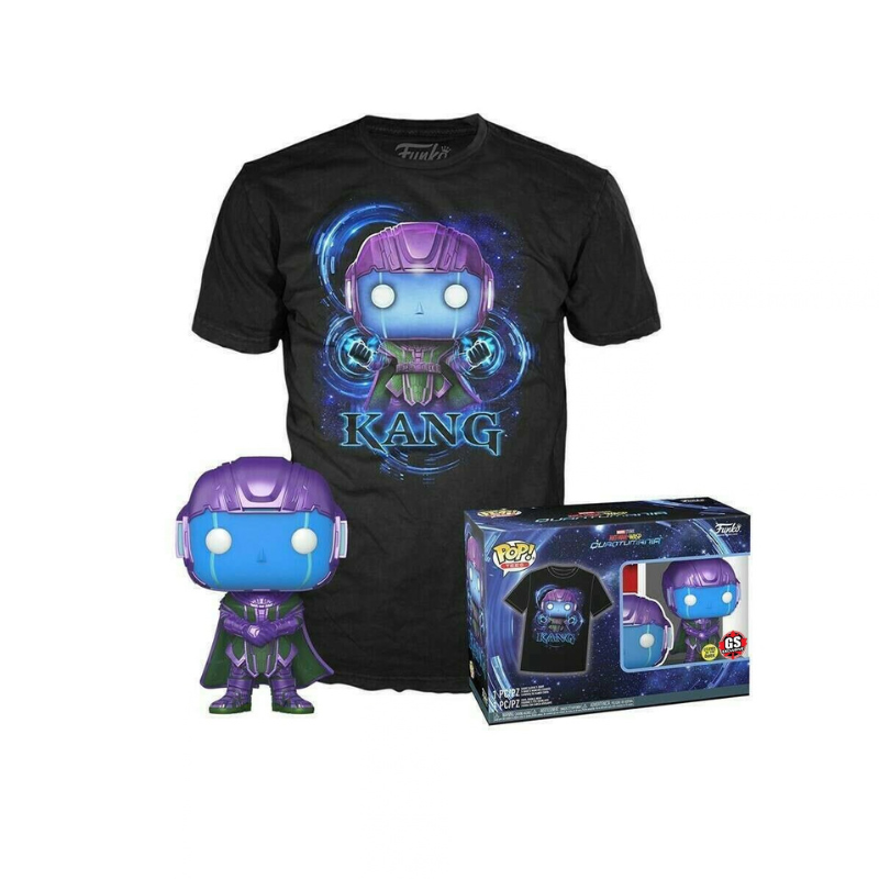 Funko Pop! and Tee: Marvel: Ant-Man and the Wasp Quantumania: Kang (Glow) (Large) (GameStop Canada Exclusive)