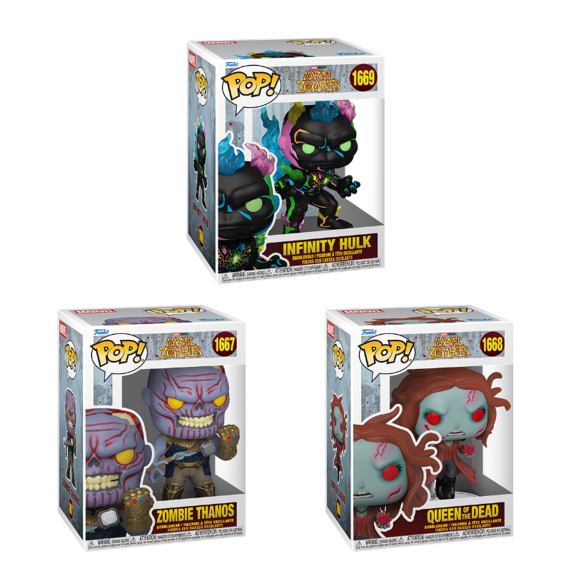 Funko Pop! Marvel: Marvel Zombies: 3 Pop Bundle