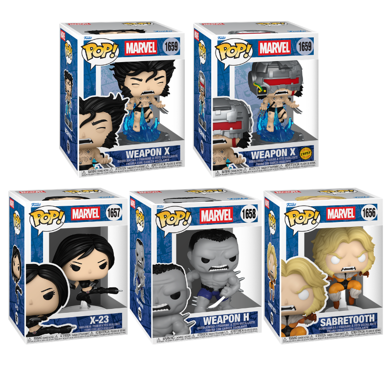 Funko Pop! Marvel: Weapon X Program: 5 Pop Bundle