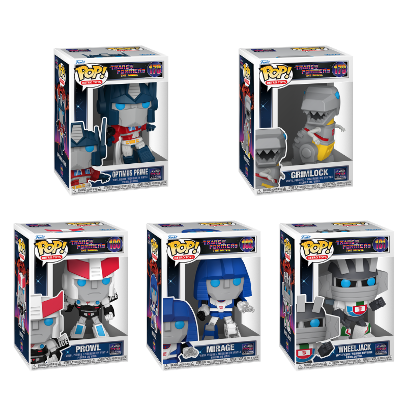 Funko Pop! Retro Toys: Transformers the Movie: 5 Pop Bundle