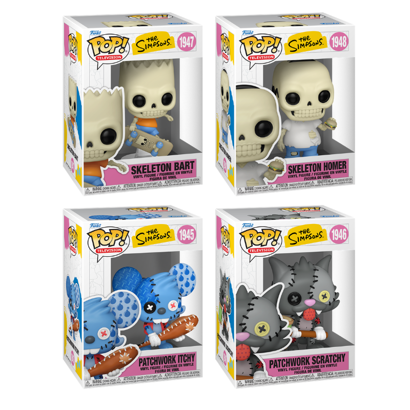 Funko Pop! Television: The Simpsons: 4 Pop Bundle
