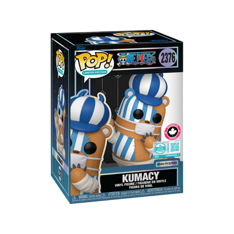 Funko Pop! Kumacy from One Piece Thriller Bark, limited edition figure with detailed character design and collectible packaging.