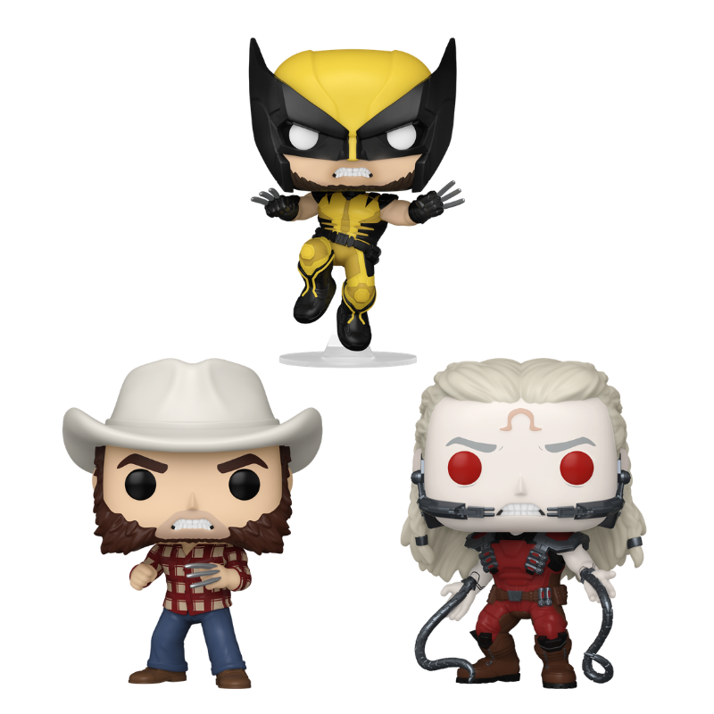 Funko Pop! Games: Marvel's Wolverine: 3 Pop Bundle