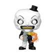 Funko Pop! Movies: Terrifier 2 Art the Clown with Flamethrower figure, exclusive NYCC 2026 convention collectible.
