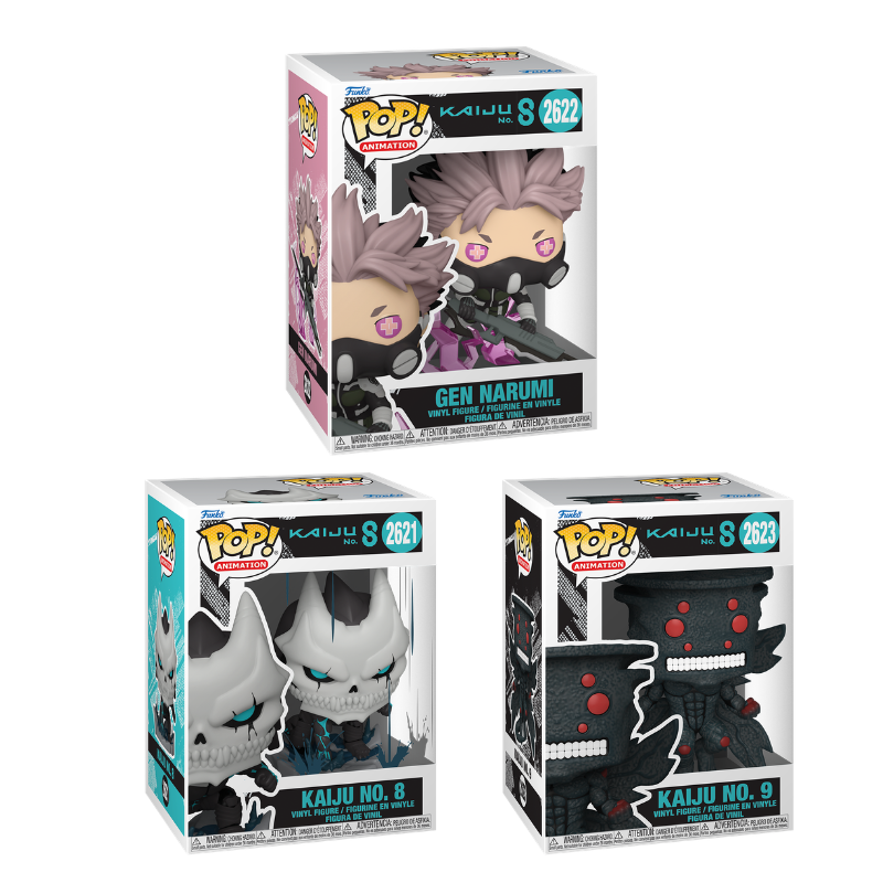 Funko Pop! Animation: Kaiju No.8: 3 Pop Bundle