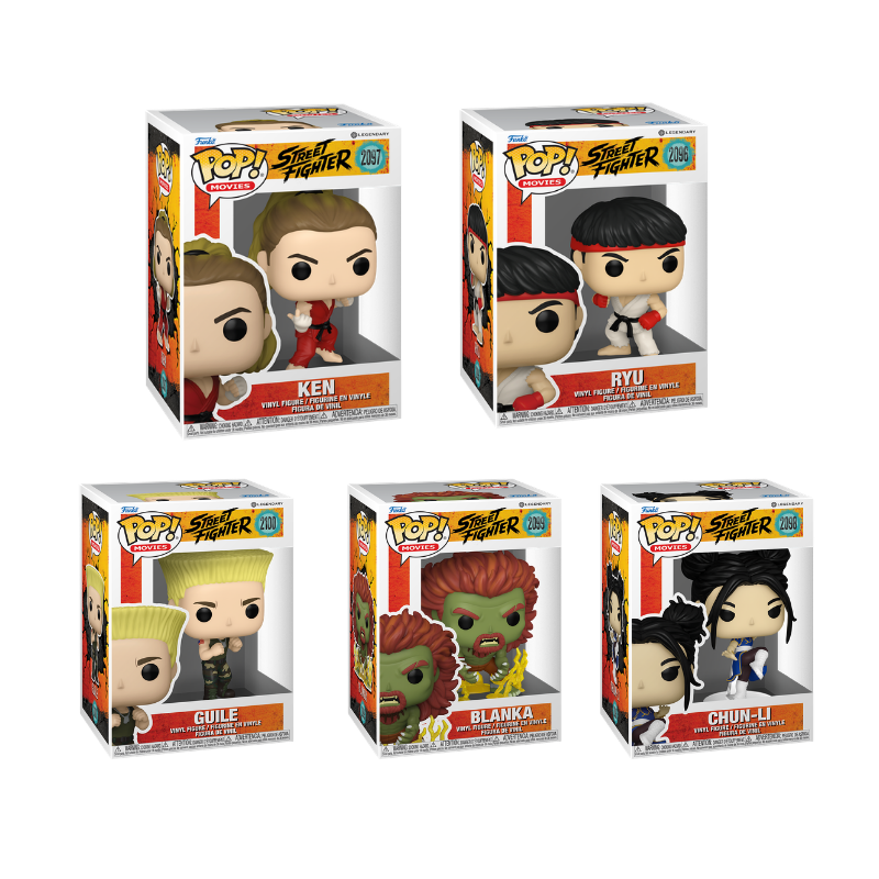 Funko Pop! Movies: Street Fighter: 5 Pop Bundle