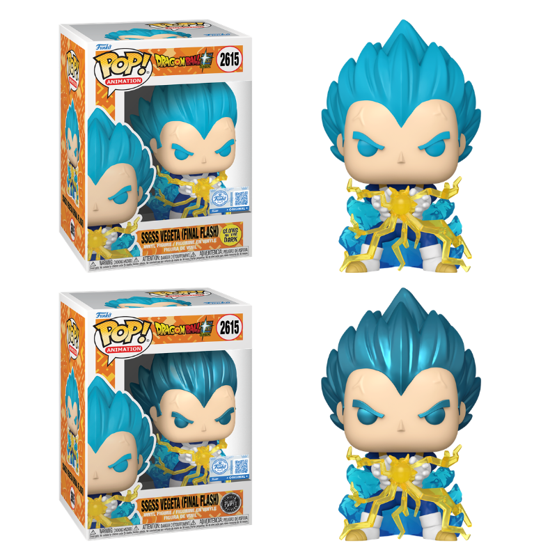 Funko Pop! Animation: Dragon Ball Super: SSGSS Vegeta (Final Flash) (Chalice Collectibles Exclusive)