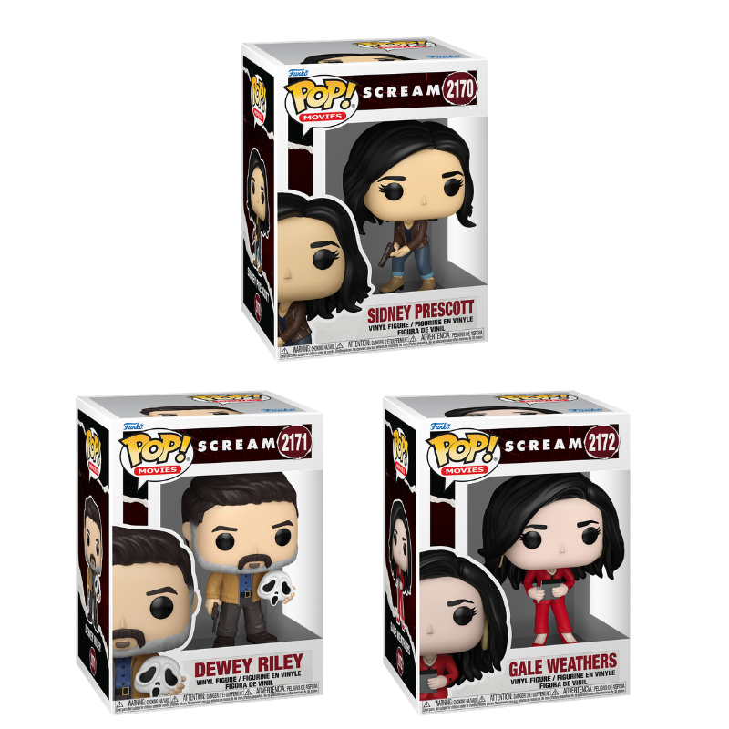 Funko Pop! Movies: Scream: 3 Pop Bundle