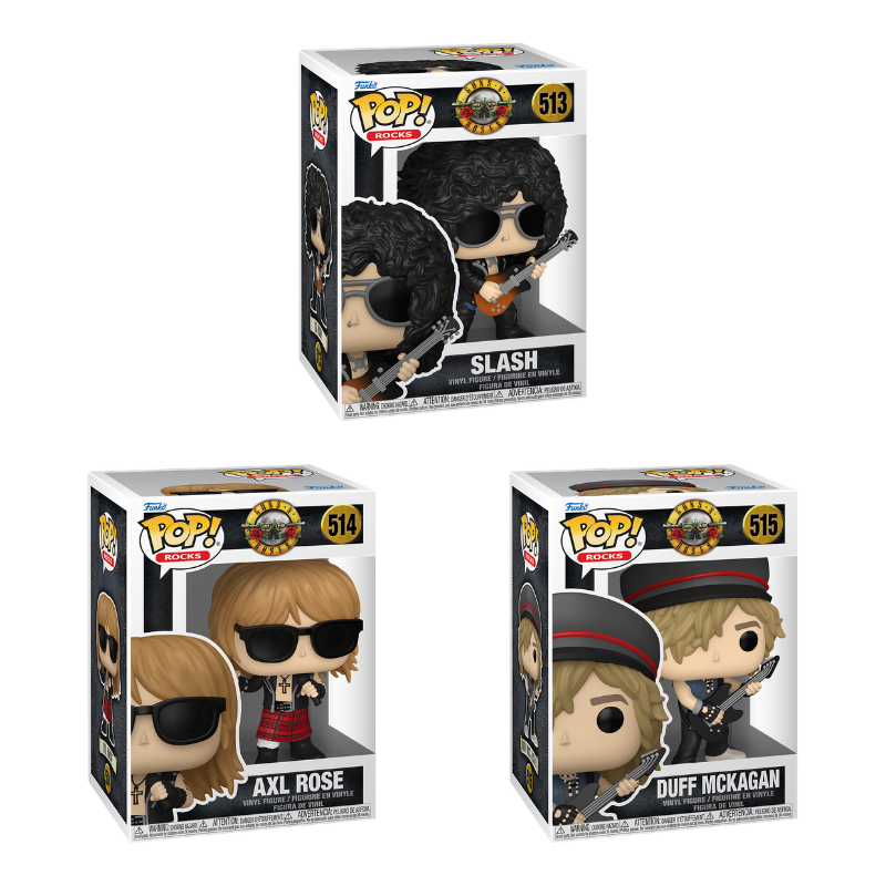 Funko Pop! Rocks: Guns N Roses: 3 Pop Bundle