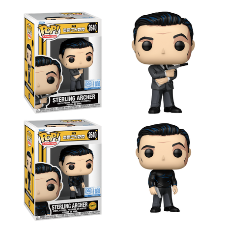 Funko Pop! Television Archer Sterling Archer figure in exclusive collectible box, by Shak's Pop Shop