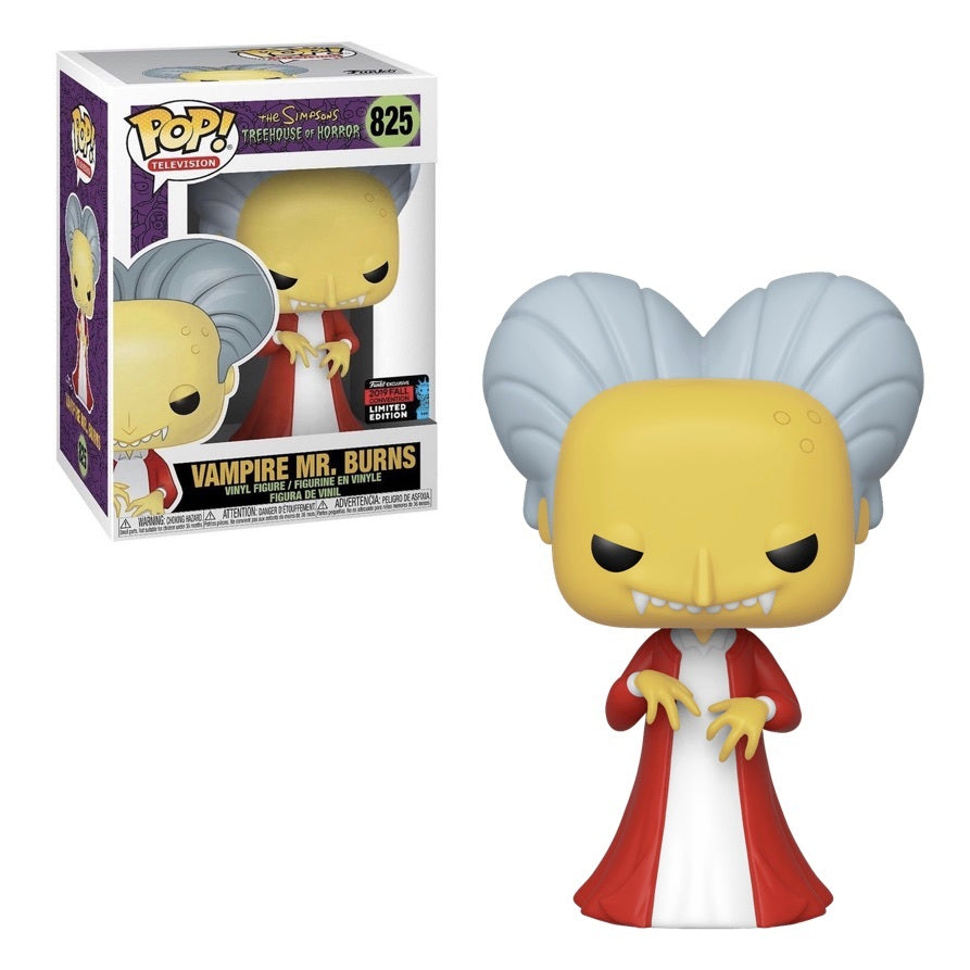 Funko Pop! Television: The Simpsons Treehouse Of Horror: Vampire Mr. Burns (2019 NYCC Shared Exclusive)