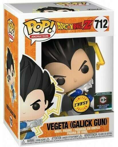 Funko Pop! Animation: Dragon Ball Z: Vegeta (Galick Gun) (Chase) (Chalice Collectables Exclusive)