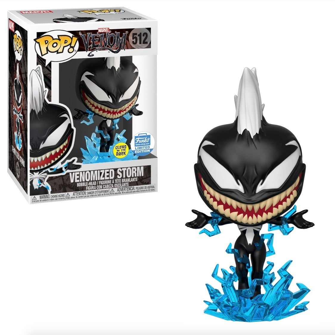 Funko Pop! Marvel: Venom: Venomized Storm (Glow) (Funko Shop Exclusive)