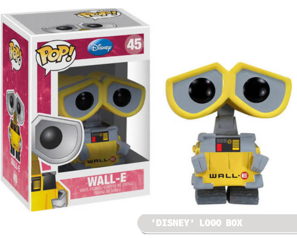 Funko Pop! Disney: Wall-E: Wall-E (Disney Logo) (Box Imperfection)