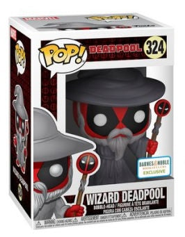Funko Pop! Marvel: Deadpool: Wizard Deadpool (Barnes and Noble Exclusive) (Box Imperfection)