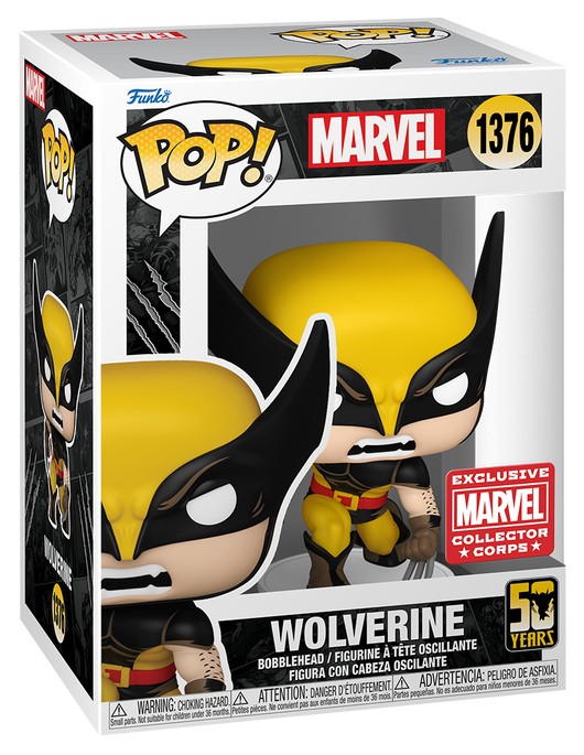 Funko Pop! Marvel: Wolverine (Marvel Collector Corps Exclusive)