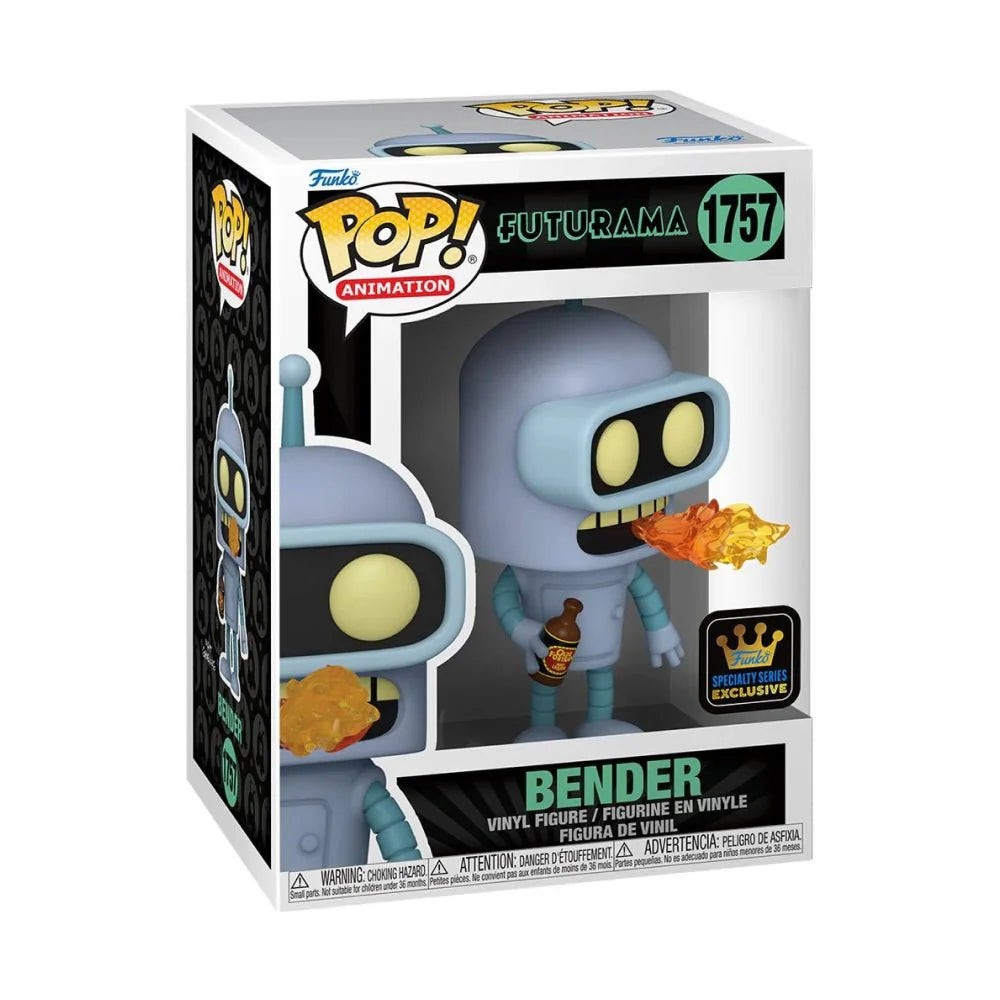 Funko Pop! Animation: Futurama: Bender (Specialty Series Exclusive) (Box Imperfection)