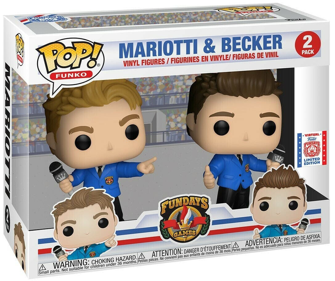 Funko Pop! Fundays Games: Mariotti and Becker (2 Pack) (Virtual Fundays Exclusive)