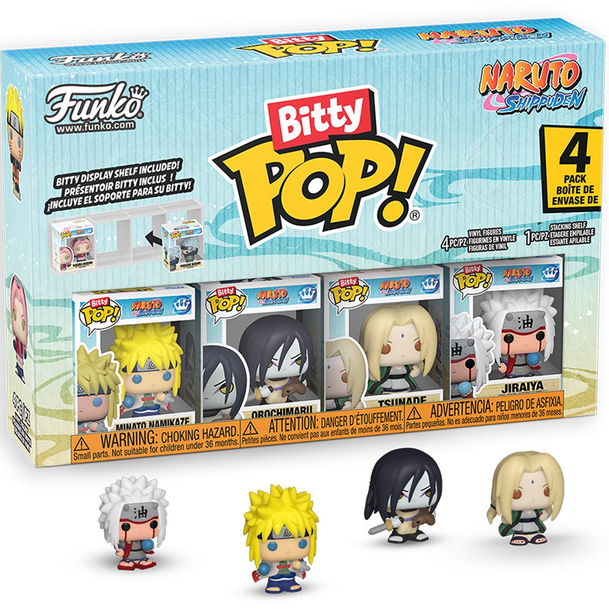 Funko Bitty Pop! Naruto: Minato 4-Piece Set
