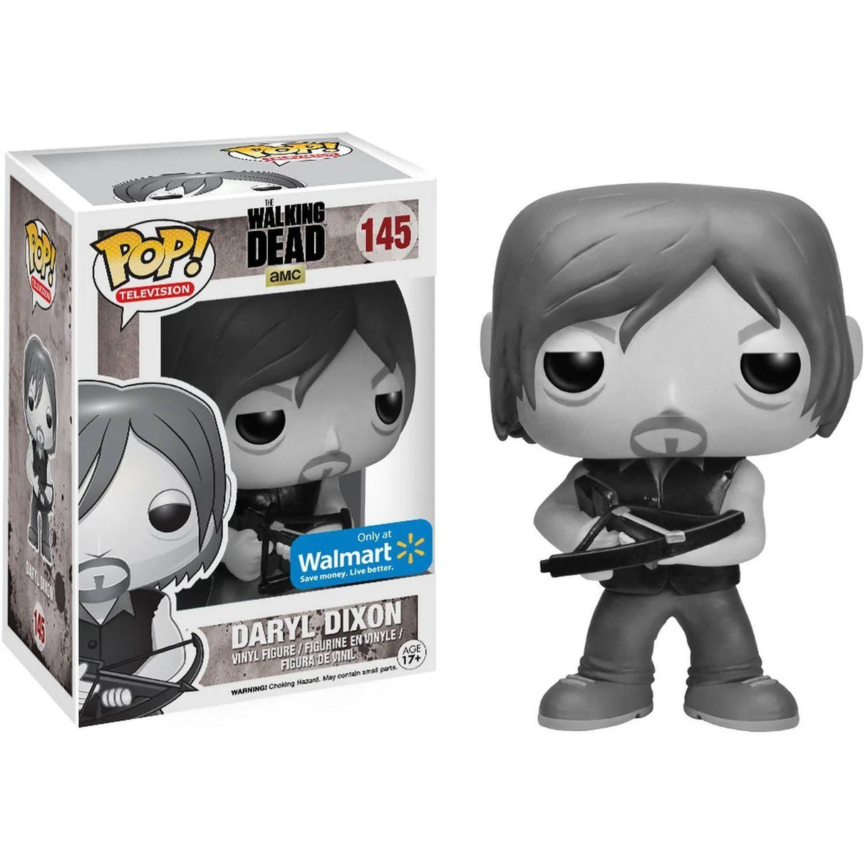 Funko Pop! Television: The Walking Dead: Daryl Dixon (Black and White) (Walmart Exclusive)